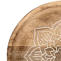 HOMLA Taca Dekoracyjna Floar Z Drewna Mango 20 Cm