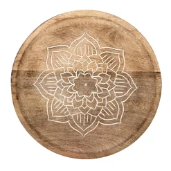 HOMLA Taca Dekoracyjna Floar Z Drewna Mango 30 Cm