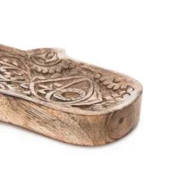 HOMLA Taca Dekoracyjna Hamsa Z Drewna Mango 15X10X2 Cm