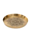 HOMLA Taca Dekoracyjna Hamsa Ze Zdobieniem Zlota 31X31X3