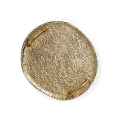 HOMLA Taca Girona Metalowa Zlota 26X5 Cm