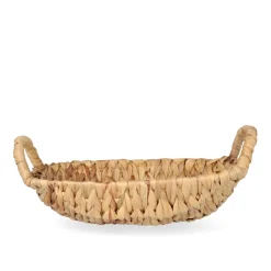 HOMLA Taca Hyacinth Z Hiacyntu Wodnego Owalna 27X20X7 Cm