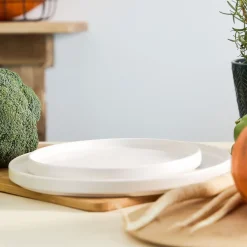 HOMLA Talerz Famelio Obiadowy Bialy 27 Cm