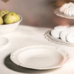 HOMLA Talerz Jasmine Gleboki Bialy 22 Cm