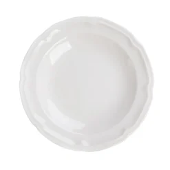 HOMLA Talerz Jasmine Gleboki Bialy 22 Cm