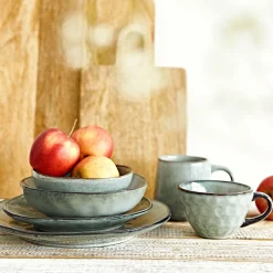 HOMLA Talerz Labarro Gleboki Szary 18Cm