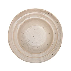 HOMLA Talerz Palmera Gleboki Bezowy 19 Cm