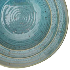 HOMLA Talerz Palmera Gleboki Turkusowy 19 Cm