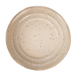 HOMLA Talerz Palmera Obiadowy Bezowy 26 Cm