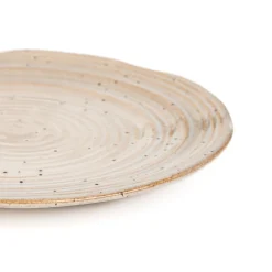 HOMLA Talerz Palmera Obiadowy Bezowy 26 Cm