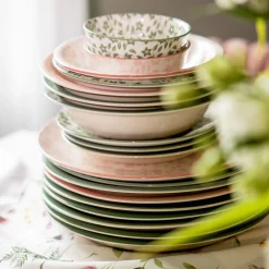 HOMLA Talerz Rubia Obiadowy Rozowy 27 Cm