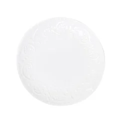 HOMLA Talerz Sylia Deserowy Z Ornamentem 21 Cm