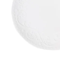 HOMLA Talerz Sylia Deserowy Z Ornamentem 21 Cm