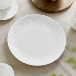 HOMLA Talerz Sylia Obiadowy Z Ornamentem 27 Cm
