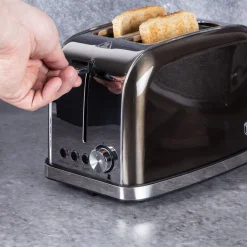 BERLINGER HAUS Toster Metallic Black 2-Kanapkowy 750-850 W