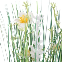 HOMLA Trawa Polly Z Kremowymi Kwiatuszkami 55 Cm