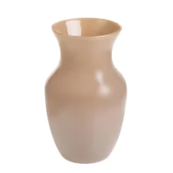HOMLA Wazon Ambros Szklany Bezowy 13X12X20 Cm