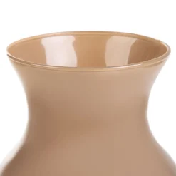 HOMLA Wazon Ambros Szklany Bezowy 13X12X20 Cm