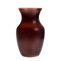 HOMLA Wazon Ambros Szklany Brazowy 13X12X20 Cm