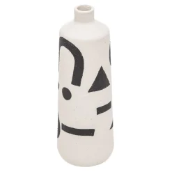 HOMLA Wazon Etnic W Geometryczne Wzory 10X10X26 Cm