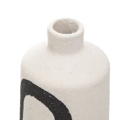 HOMLA Wazon Etnic W Geometryczne Wzory 10X10X26 Cm