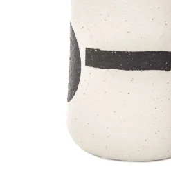 HOMLA Wazon Etnic W Geometryczne Wzory 10X10X26 Cm