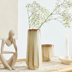 HOMLA Wazon Maya Geometryczny 10X10X24 Cm