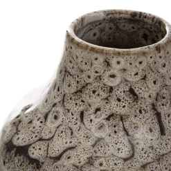 HOMLA Wazon Rufus Ceramiczny Brazowy 14X14X22 Cm