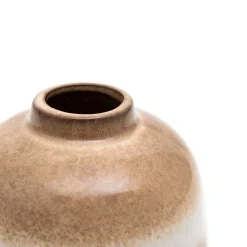 HOMLA Wazon Soleto Ceramiczny Bezowy 15,5X22,4 Cm