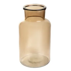 HOMLA Wazon Tenno Szlany Bezowy 14,5X14,5X25,5 Cm