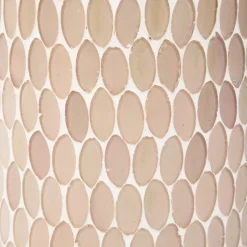 HOMLA Wazon Tesseli Z Mozaika Rozowy 23X13 Cm