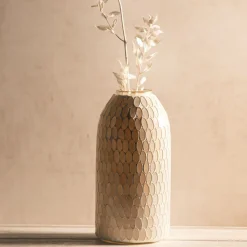 HOMLA Wazon Tesseli Z Mozaika Rozowy 23X13 Cm