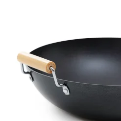 HOMLA Wok Sydney Z Drewniana Raczka 32 Cm