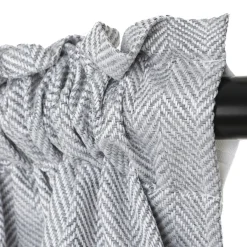 HOMLA Zaslona Astor Zaciemniajaca Szara 140X250 Cm