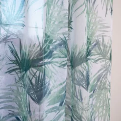 HOMLA Zaslona Dail W Zielone Liscie 140X250 Cm