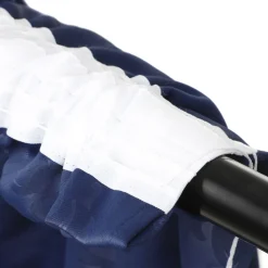 HOMLA Zaslona Elisi Z Wytlaczanym Wzorem Granatowa 140X250 Cm