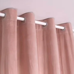 HOMLA Zaslona Patty Welwetowa Brudny Roz 140X250 Cm