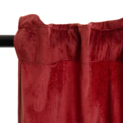 HOMLA Zaslona Patty Welwetowa Bordowa 140X250 Cm