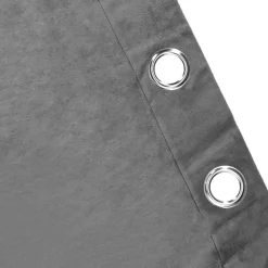 HOMLA Zaslona Patty Welwetowa Szara 140X250 Cm