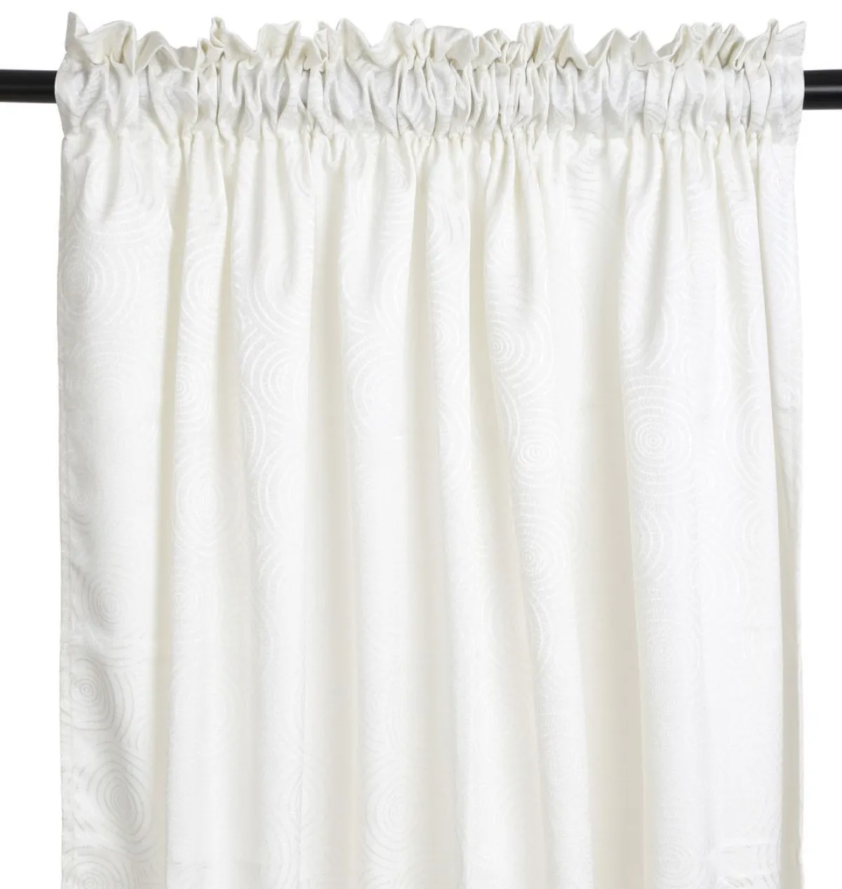 HOMLA Zaslona W Delikatny Wzor Ecru Tora 140X250 Cm