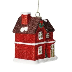 HOMLA Zawieszka Evi Red Domek 8 Cm