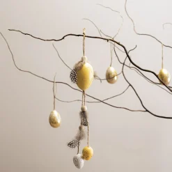 HOMLA Zawieszka Faer Lungo Z Jajkami Zolta 40 Cm