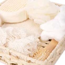 HOMLA Zestaw Akcesoriow Do Pielegnacji Ciala Wellness 7 Szt 30X30X6 Cm