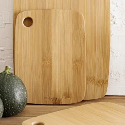 HOMLA Zestaw Desek Bambou Do Krojenia 3 Szt.