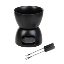 HOMLA Zestaw Do Fondue Tolga Czarny 12X14 Cm