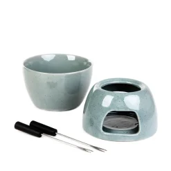 HOMLA Zestaw Do Fondue Tolga Szary 12X14 Cm