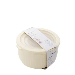 HOMLA Zestaw Kerma Misek Smietankowych Z Pokrywkami 3 Szt