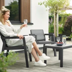 KETER Zestaw Mebli Ogródowych Emily 3 El.