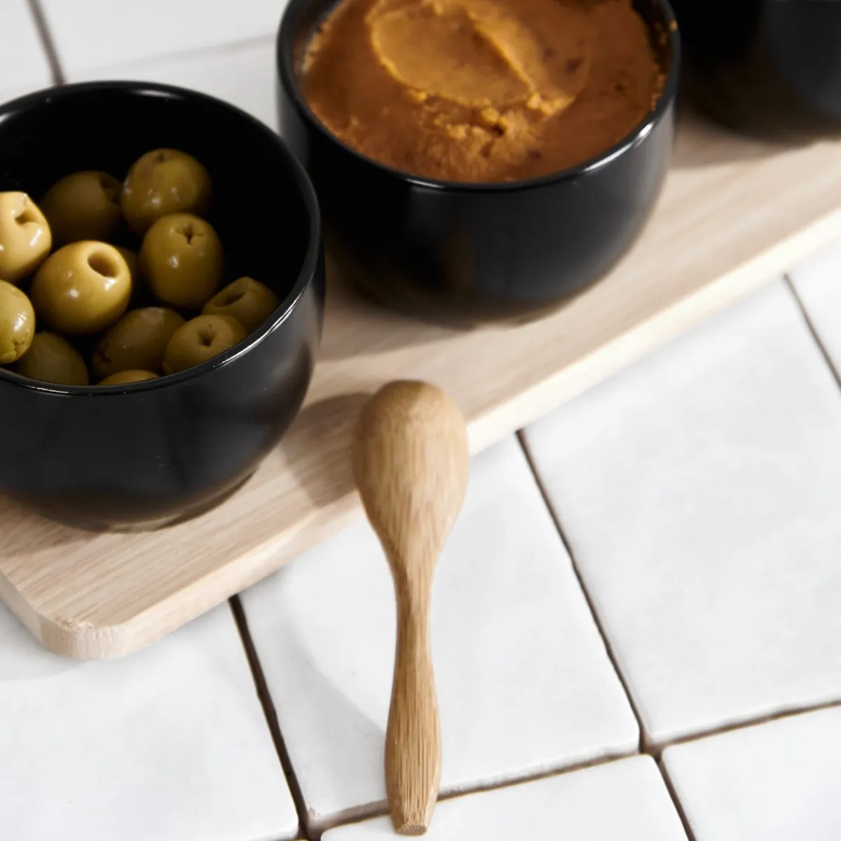 HOMLA Zestaw Miseczek Fincan Do Serwowania Ch, 3 Szt. 32X7 Cm