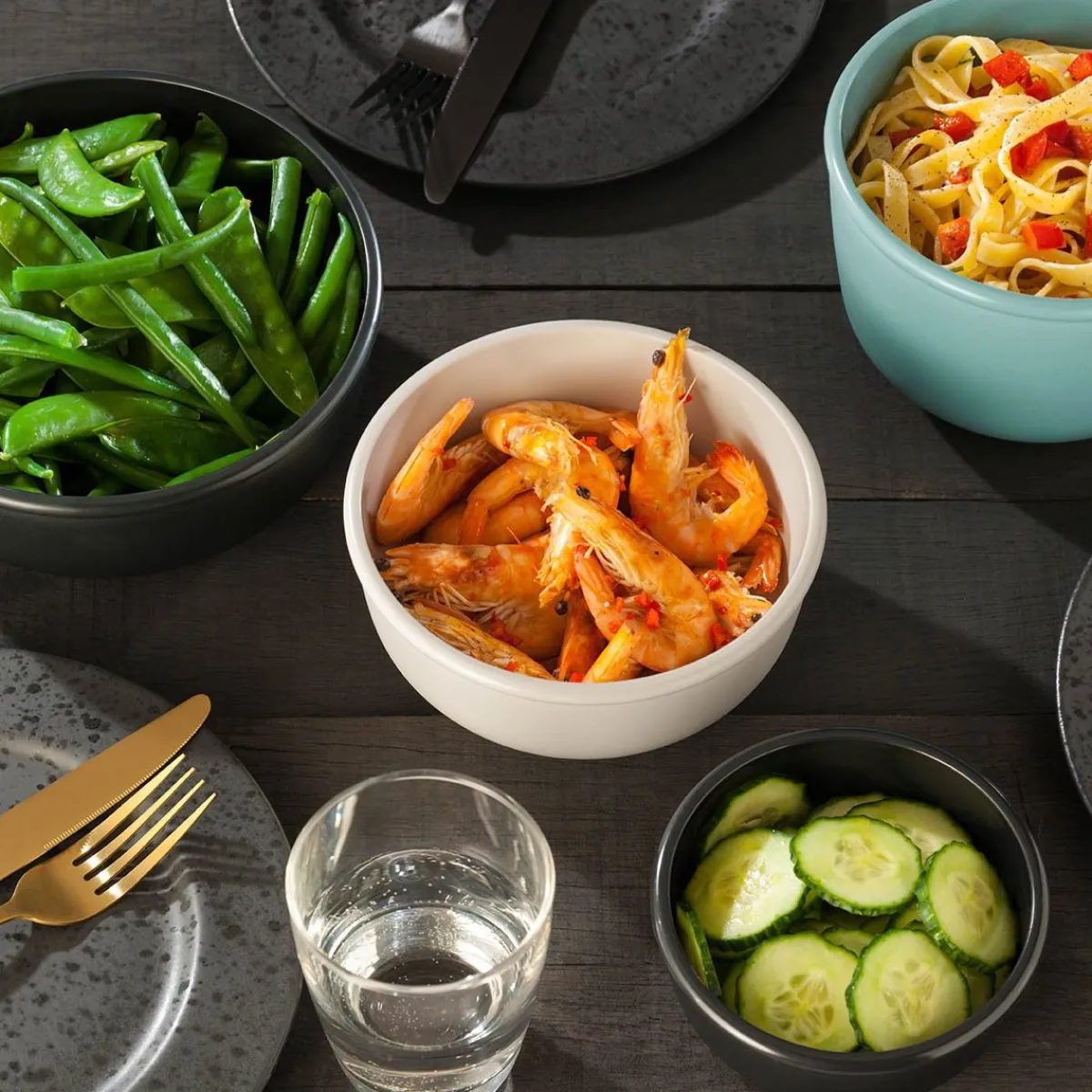 MEPAL Zestaw Misek Cirqula Dyzych 3 Szt. 500/1000/2000 Ml